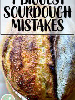 A loaf of sourdough bread.