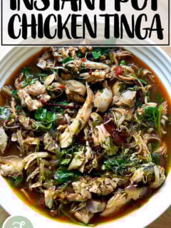 Instant Pot chicken tinga.