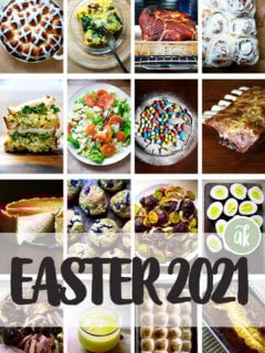 Easter recipes montage.
