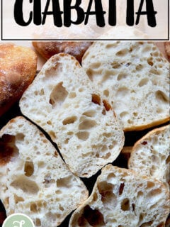 Ciabatta bread.