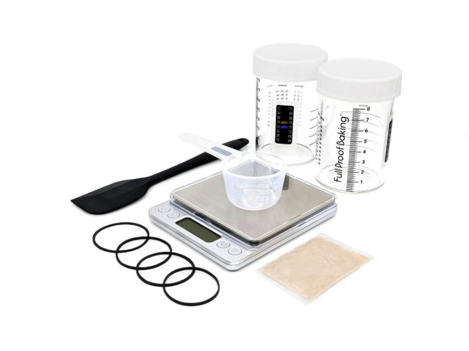 Sourdough starter kit.