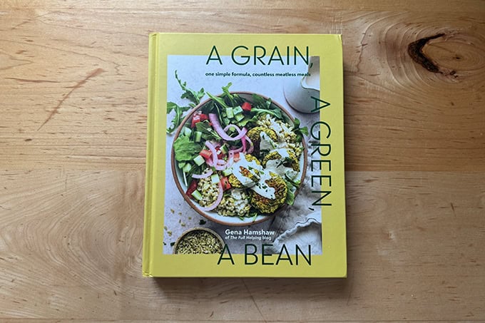 A cookbook: A Grain, A Green, A Bean