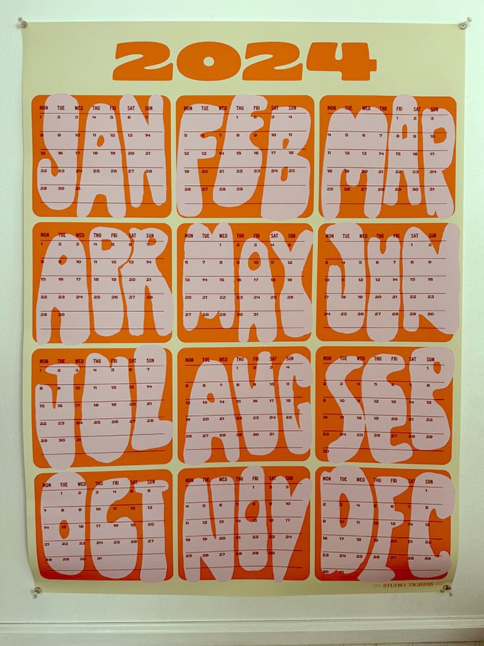 A fun calendar.