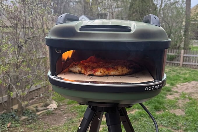 The Gozney Tread in action.