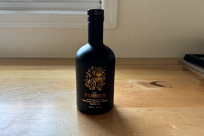 The Furies Extra-Virgin Organic Olive Oil.