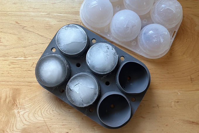 Ice balls.