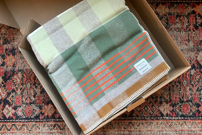Schoolhouse Pendleton blanket.