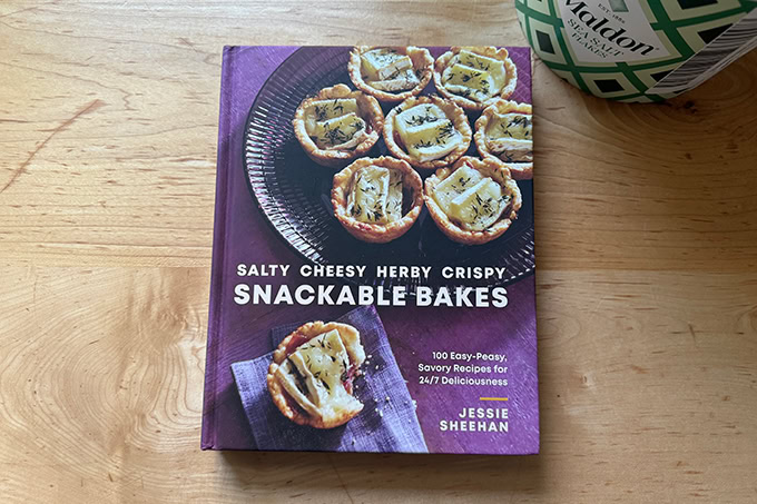 A cookbook: Salty Cheesy Herby Crispy Snackable Bakes