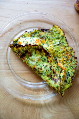 Zucchini tortillas breakfast taco.